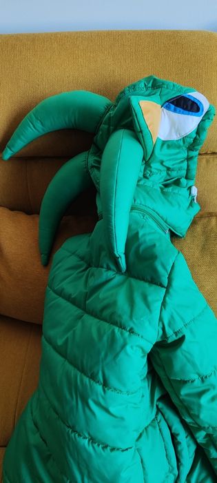 Зимно яке зелен Соник