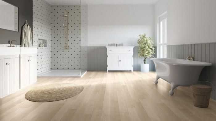 Ламинат Quick-Step Доска белого дуба лакированная