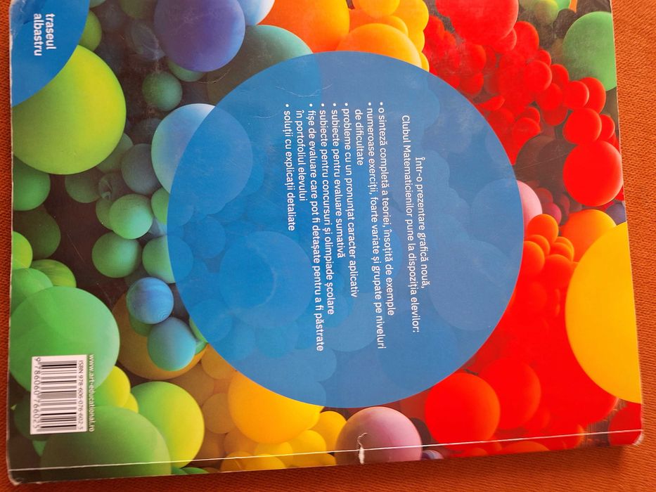 Matematica clasa a VII-a semestrul 1 clubul Matematicienilor, autor Marius Perianu