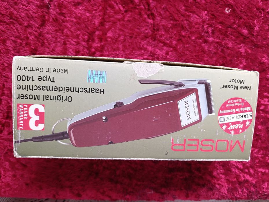 НОВАЯ машинка  профессиональная для стрижки волос Moser Германия