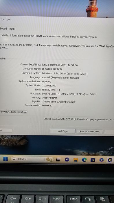 Laptop Lenovo Thinkpad T 14S Gen 5 ultra 5 125U