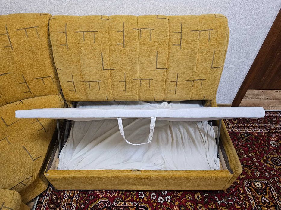 Ъглов диван разтегателен