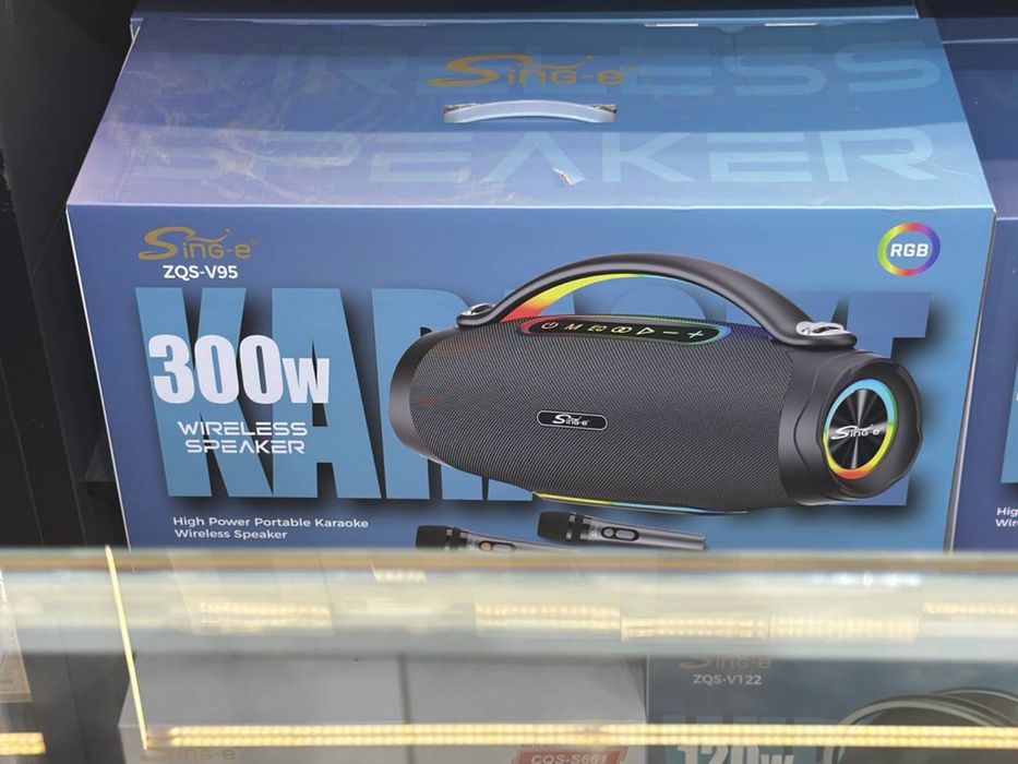 ZQS-V95 — Мощная Портативная Колонка 300W с RGB. Есть доставка