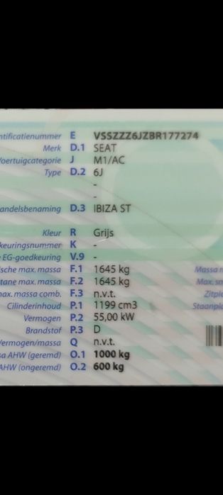 Seat Ibiza 6j  1,2 diesel