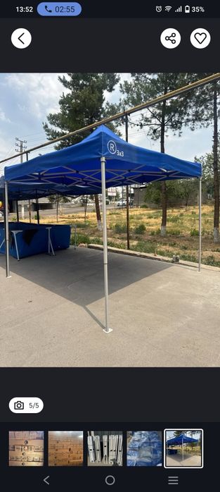 Arenda Zontik naves 24 7 Dastafka xizmati bor