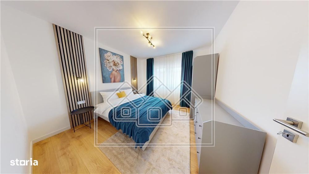 Penthouse cu 3 camere, mobilat complet, dressing, balcon -