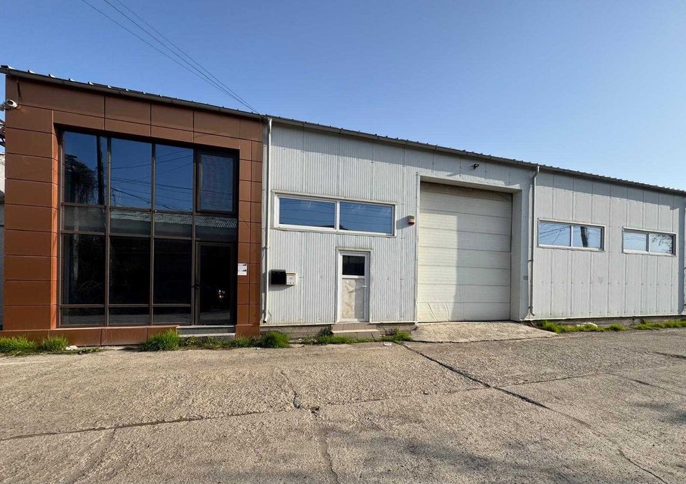 Spațiu de închiriat , 300 mp util, 150 mp birou, 6 eur /mp , acces tir .