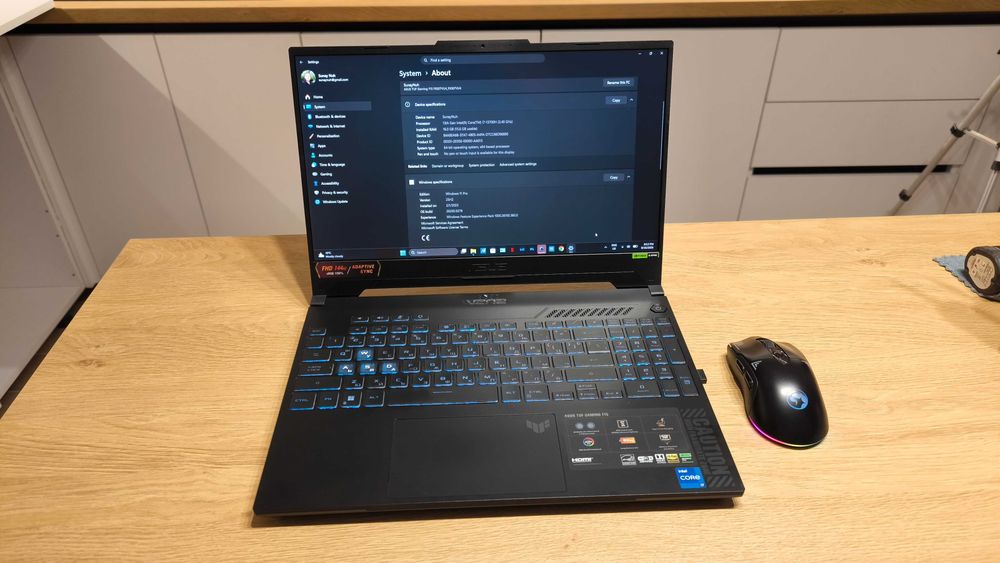 Геймърски Лаптоп ASUS TUF F15 Gaming Laptop