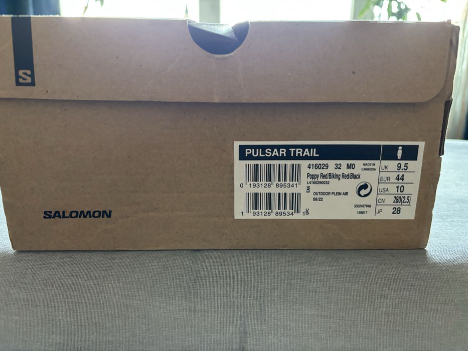 Pantofi sport Salomon Pulsar Trail rosu 44