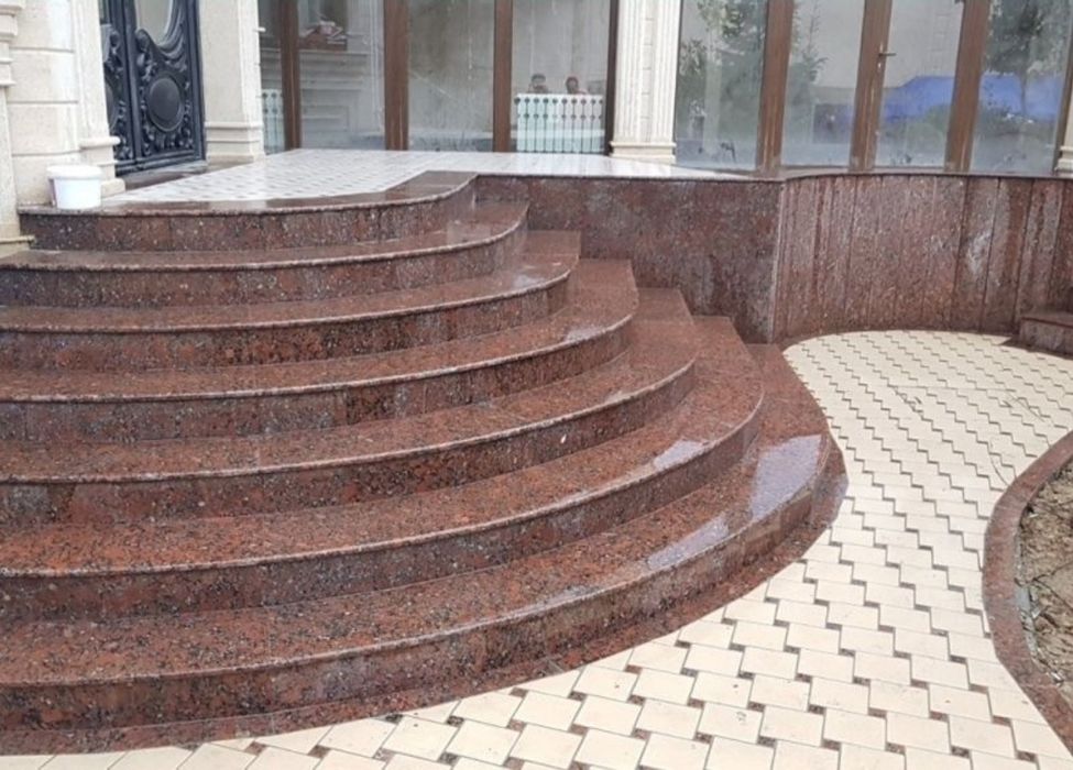 Цоколга ГРАНИТ фасадга Табий ТРАВЕРТИН тош Ерга Брусчатка терамиз.