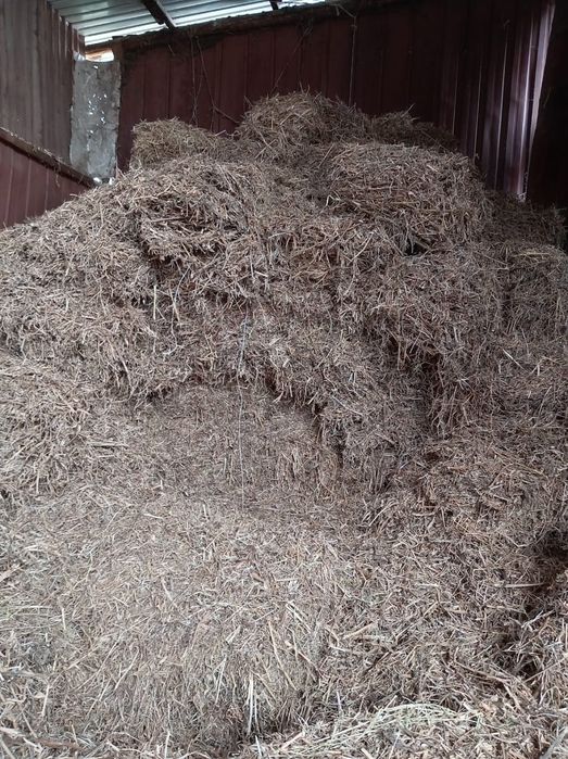 Соевая солома россыпью