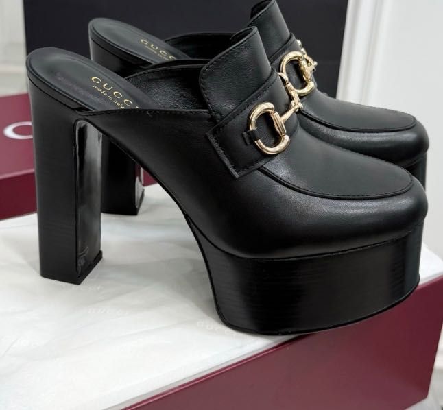 Gucci черни токчета