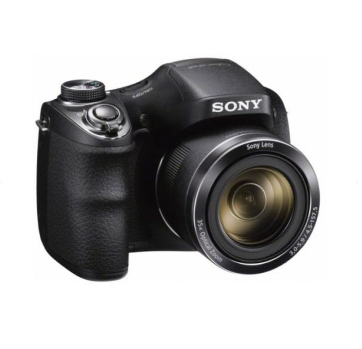 Aparat foto digital ultrazoom Sony DSC-H300, 20.1 MP, Card 8GB, Incarcator, Negru