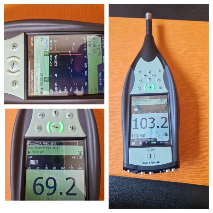 Sonometru Analizor sunete si vibratii BRUEL & KJAER 2250