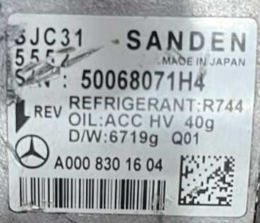 Compresor A/C Mercedes S Class E Class A0008301604