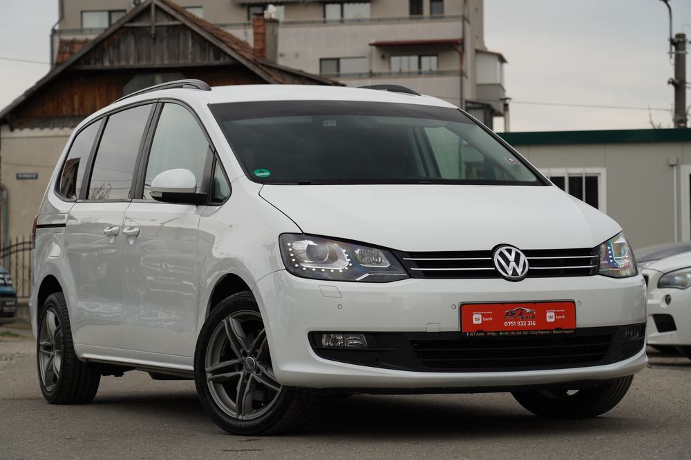 Volkswagen Sharan Highline 7Loc 2016 2.0Diesel 150cp Euro 6 Automat / 1 An Garantie Motor Cutie complet / Numere rosii / Rate / Transport la domiciliu