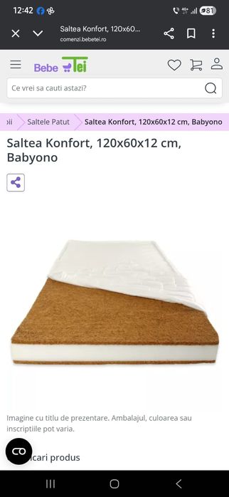 Pat pentru copii marca Ikea