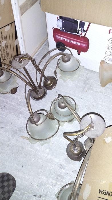 Абажур полилей лампа