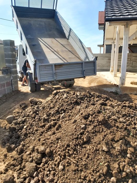 Pamant gazon, nisip 01-03, mărgăritar pamant gradina,  moloz