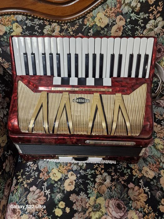 Vînd acordeon : Delicia Melodica 5 cu  96 de basi si 7 schimbatori la