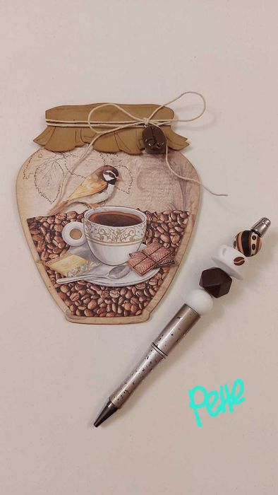 Персонализирана картичка за мъж или жена, ръчно изработена