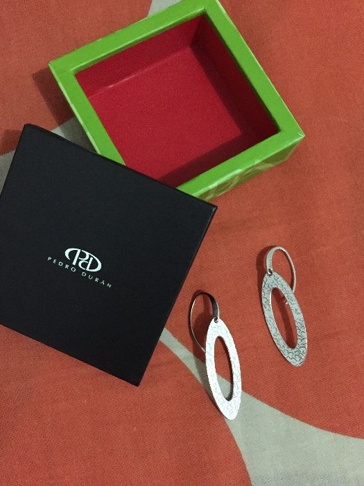 NOU Cercei mari de argint 925 designer PEDRO DURAN dama bijuterii