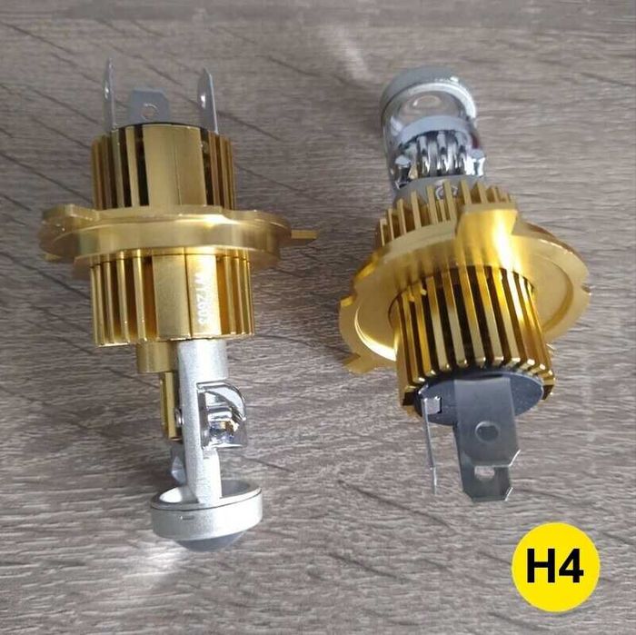 H7, H4 LED Крушки с мини проекторни лупи | 7580 CSP Чип, висока мощност