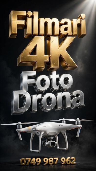 Filmări video foto drona pentru nunta ta oferte avantajoase