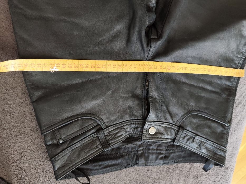 Pantaloni moto piele
