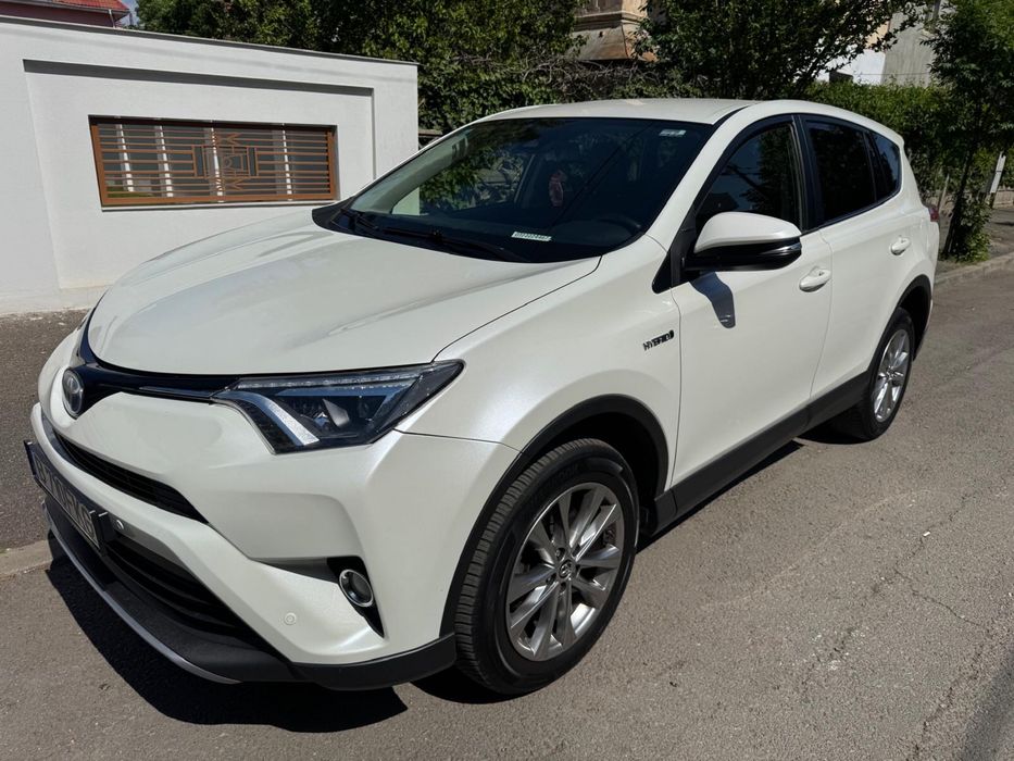 Toyota RAV4 Hybrid 2.5 (2018) | Alb Perlat | Piele