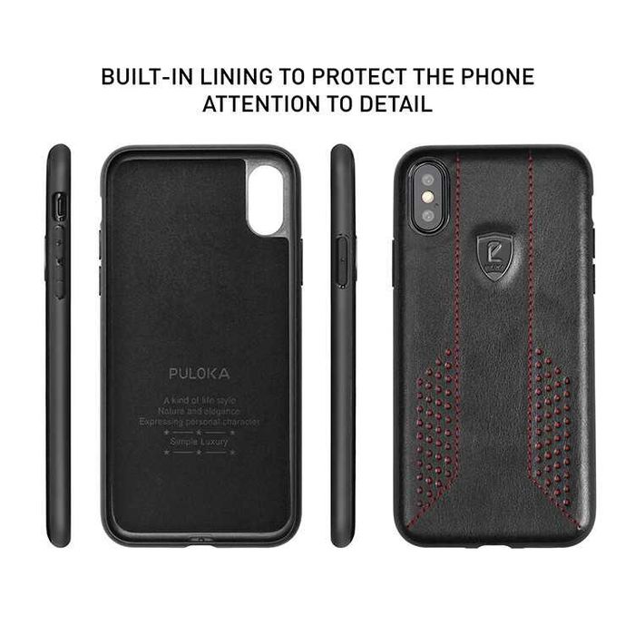 Калъф Естествена кожа Puloka iPhone, Samsung, Huawei стилен и елегантен