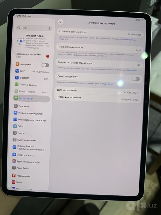Ipad pro M4 13 inch 256gb sim