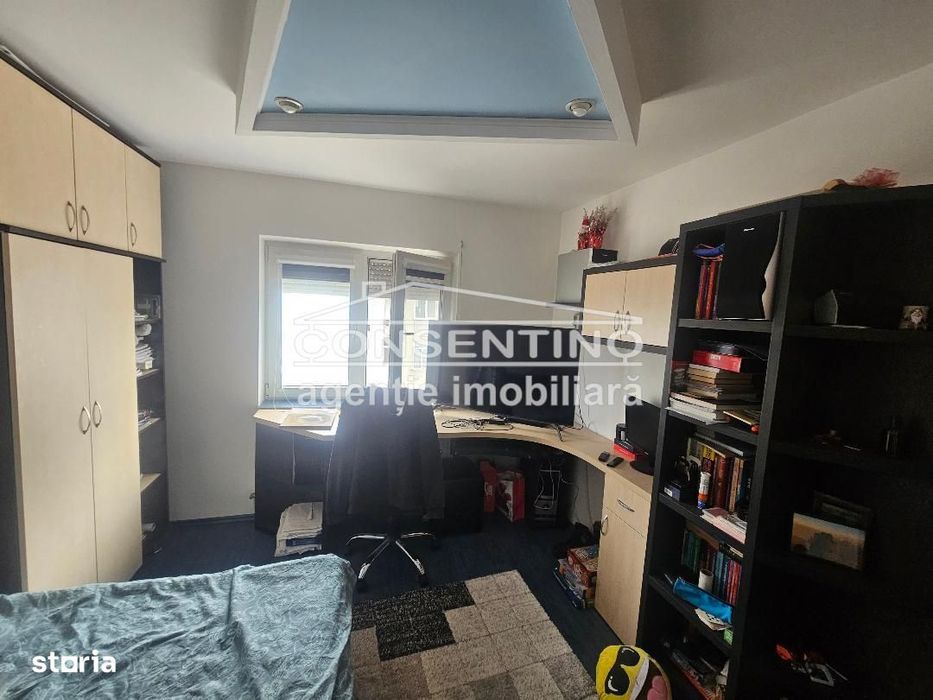 Se vinde apartam . cu 3 camere , etaj 3, confort 1, mobilat partial