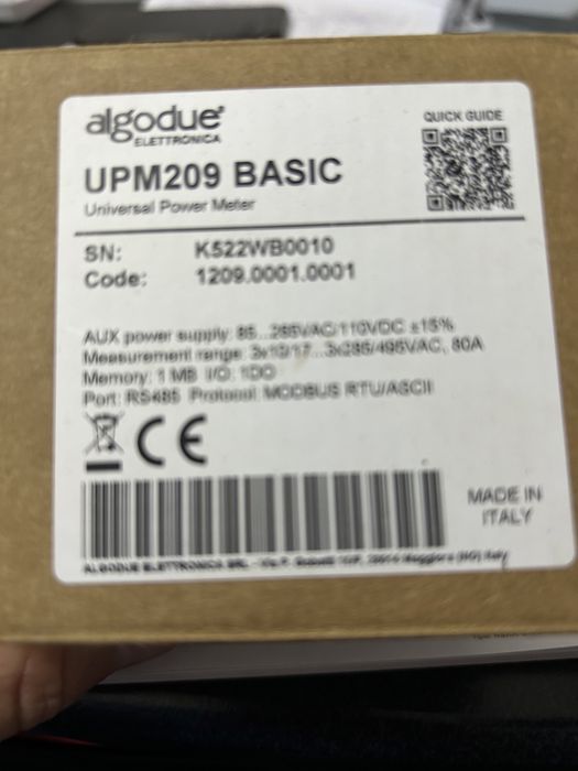 Algodue  upm 209 smartmeter