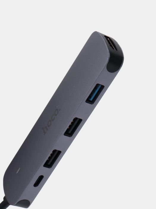 Переходник type-c to usb hub apdapter hoco hb27 конвертор