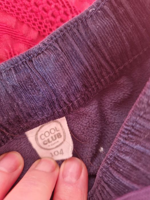 Pantaloni catifea reiata fin mas 104 Cool Club