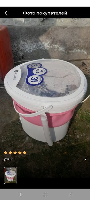 Портативный стиральная машина 3кг воды 5лтр