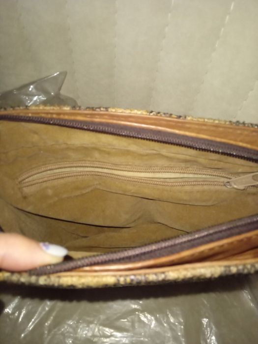 Сумка женская.натуральная кожа с соломкой.