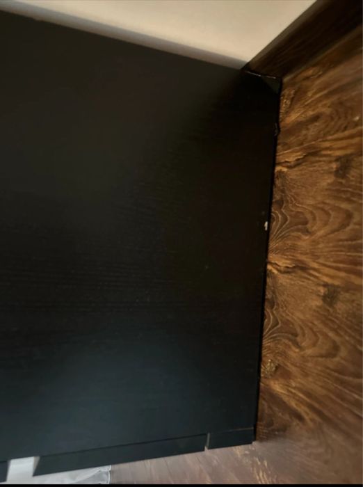 Comodă cu 4 sertare MALM 80x100 - NEGRU-MARO