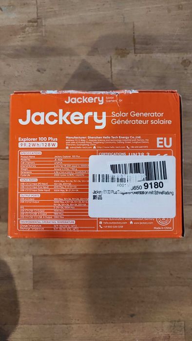 Jackery Explorer 100 Plus stație portabilă 99Wh nou sigilat