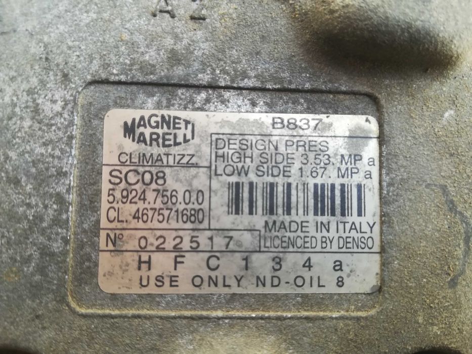 Комресор за климатик за Фиат Fiat