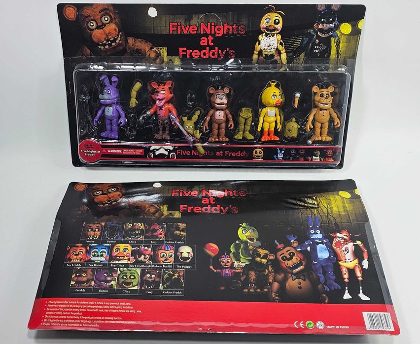 Комплект 6бр. Фигури на Five Nights at Freddy’s | Freddy Фреди