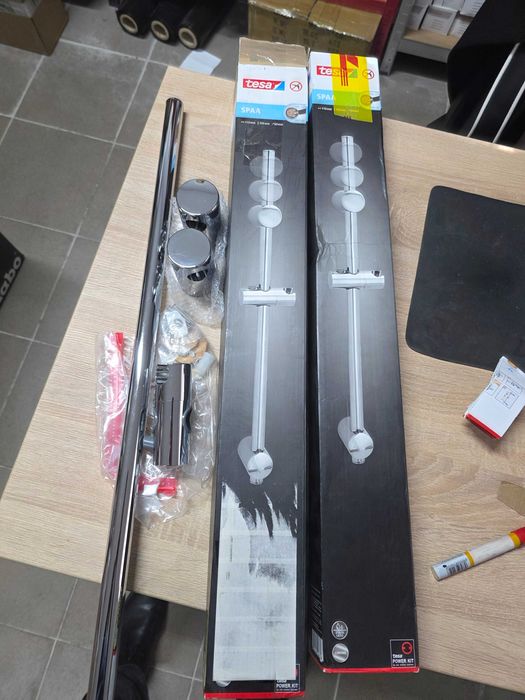 Set de duș Tesa SPAA (tijă, furtun, cap de duș)