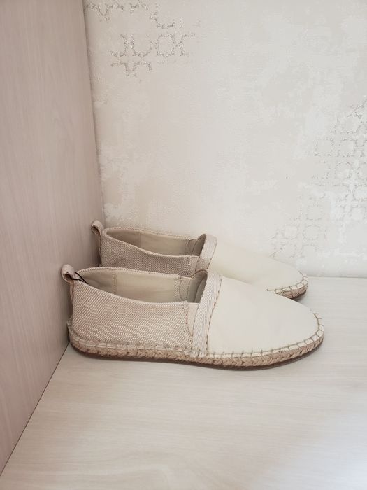 Эспадрильи Zara,хлопковые,повседневная носка,лоферы Zara,размер 34