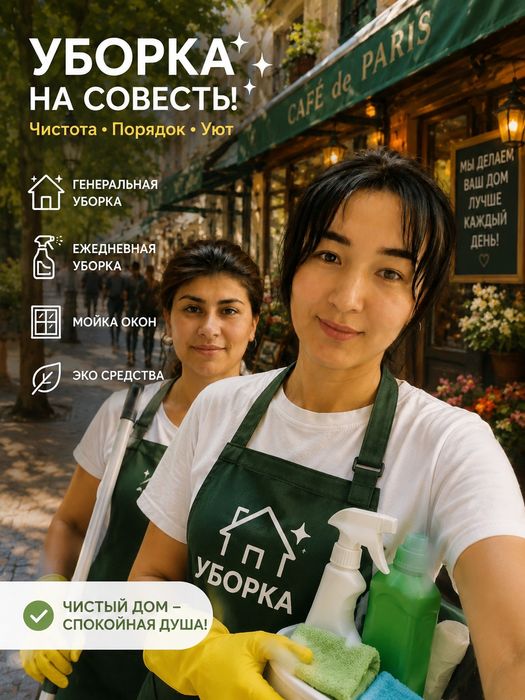 Уборка хизмати куйлик Сергилей чилонзор