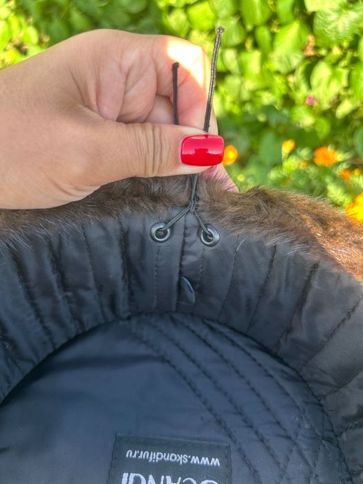 Норковая шапка мужская