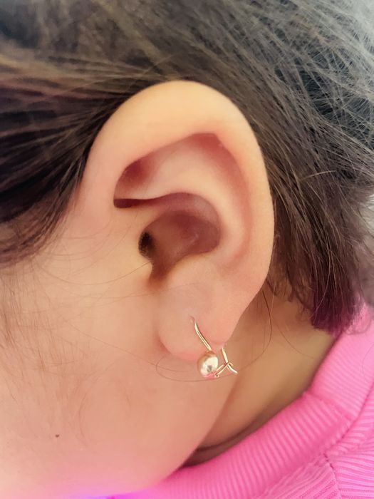 Золотые серьги для девочек