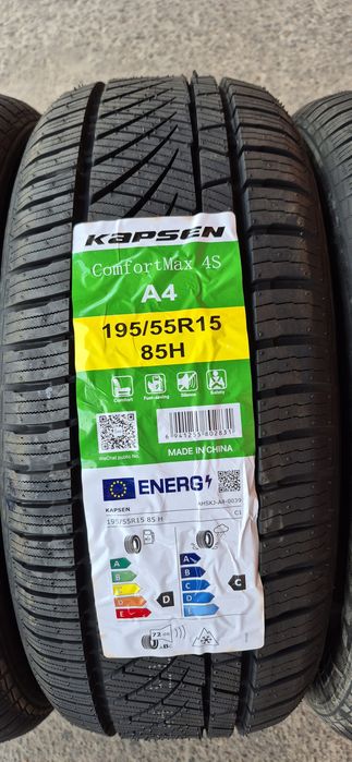 4 anvelope M+S noi Kapsen 195/55/15,dot 2025.Pretul este pe bucata.