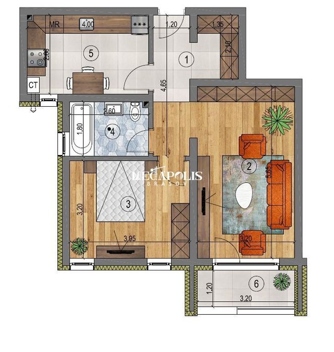 Apartament 2 Camere Decomandat Predare Decembrie