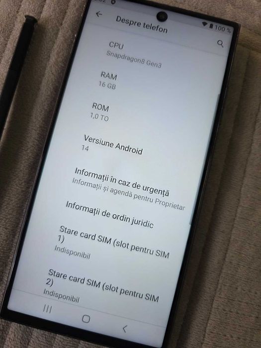 Uleon S24 Ultra , 1TB , 16GB Ram